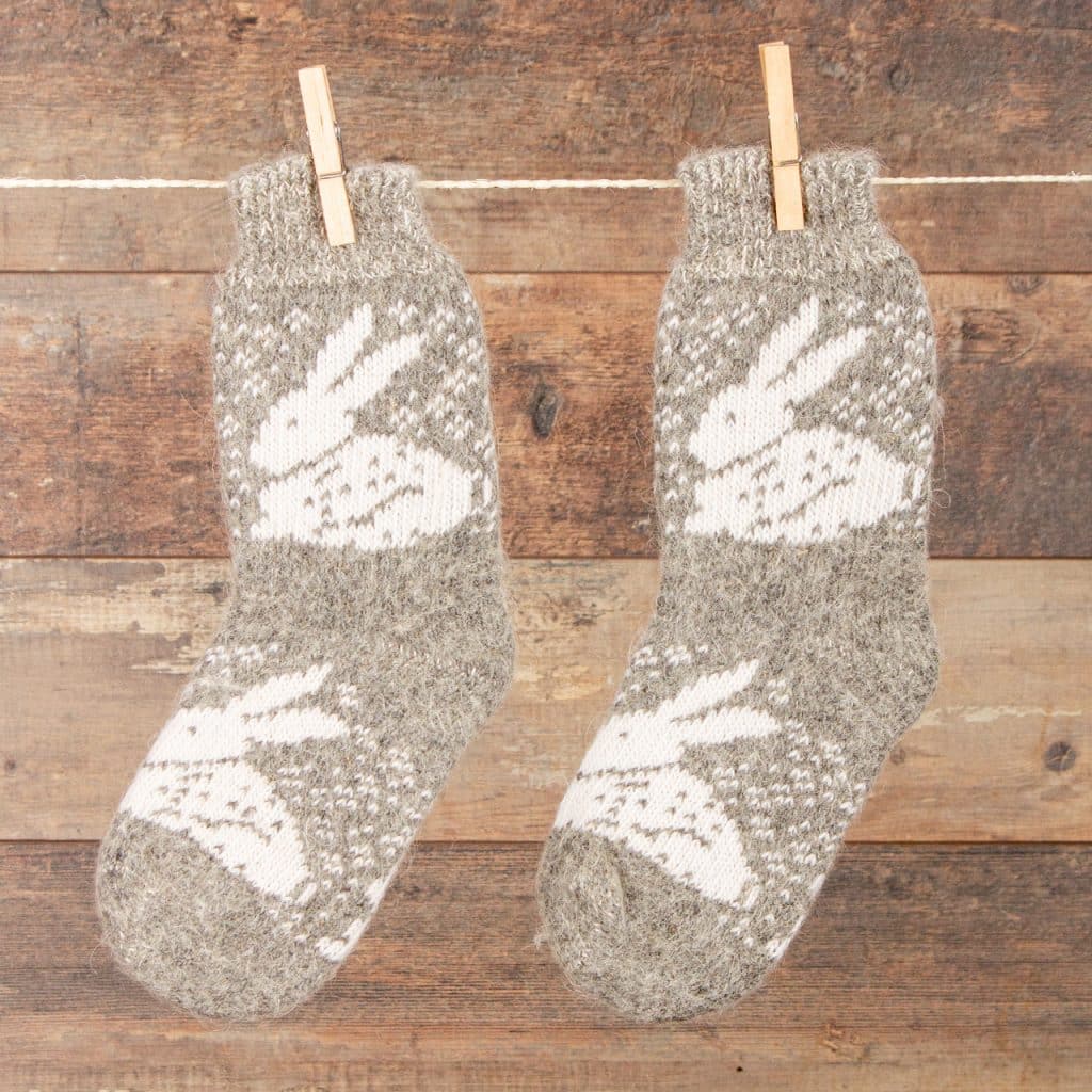 Calcetines de lana para niños - Krolik