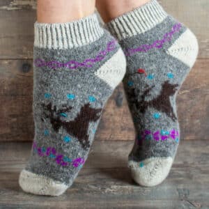 Calcetines de lana para zapatillas - Lusya
