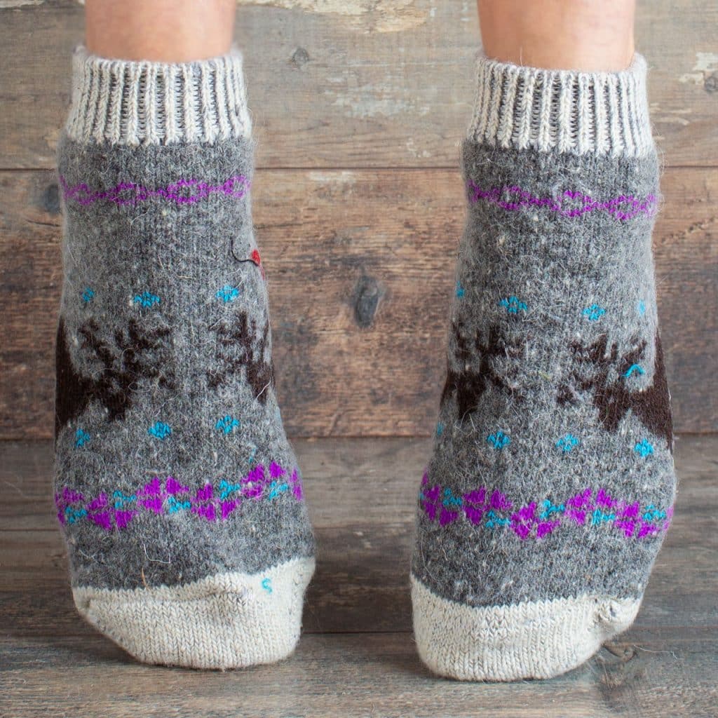 Calcetines de lana para zapatillas - Lusya
