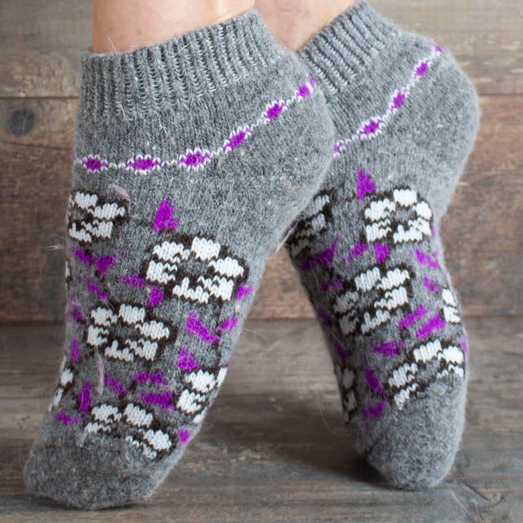 Calcetines de lana para zapatillas - Polyanka