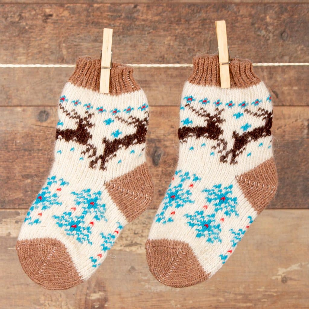 Calcetines de lana para niños - Poprigushka
