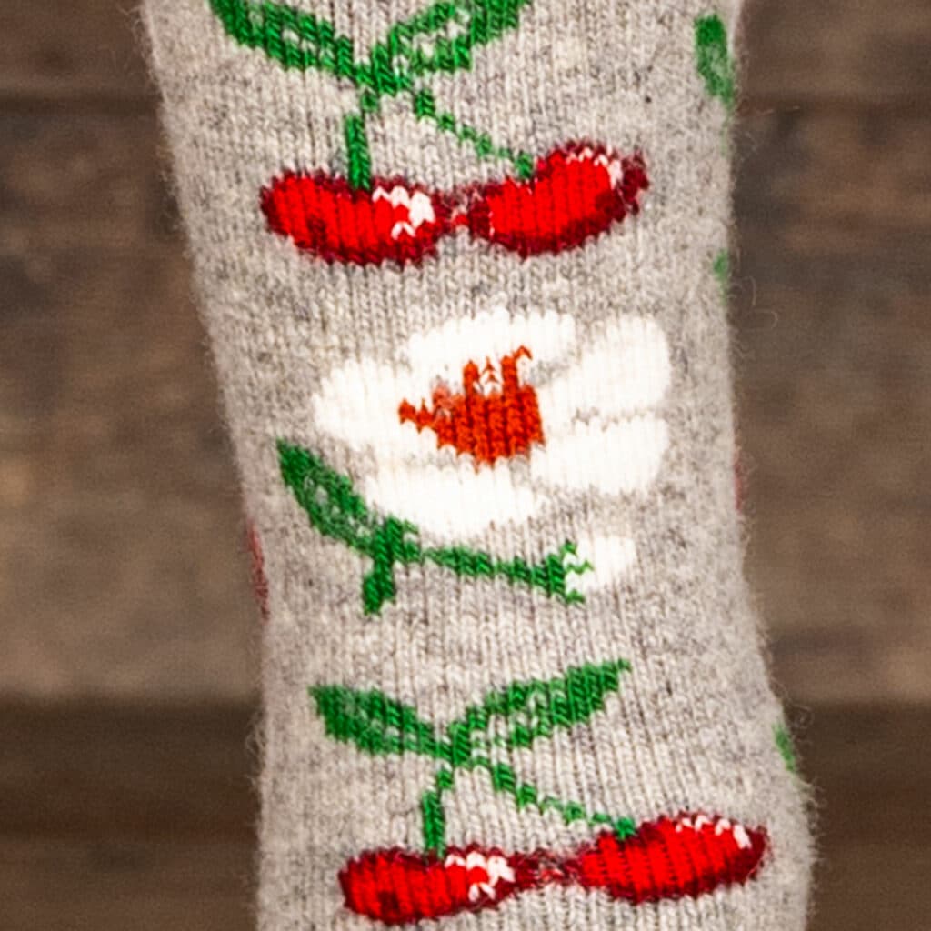 Calcetines de lana - Cereza
