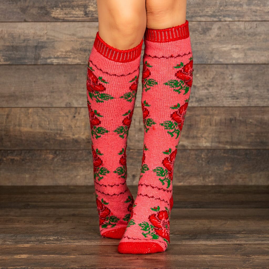 Calcetines de lana para las rodillas - Paddy