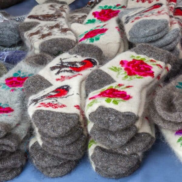 Calcetines de lana de Rusia