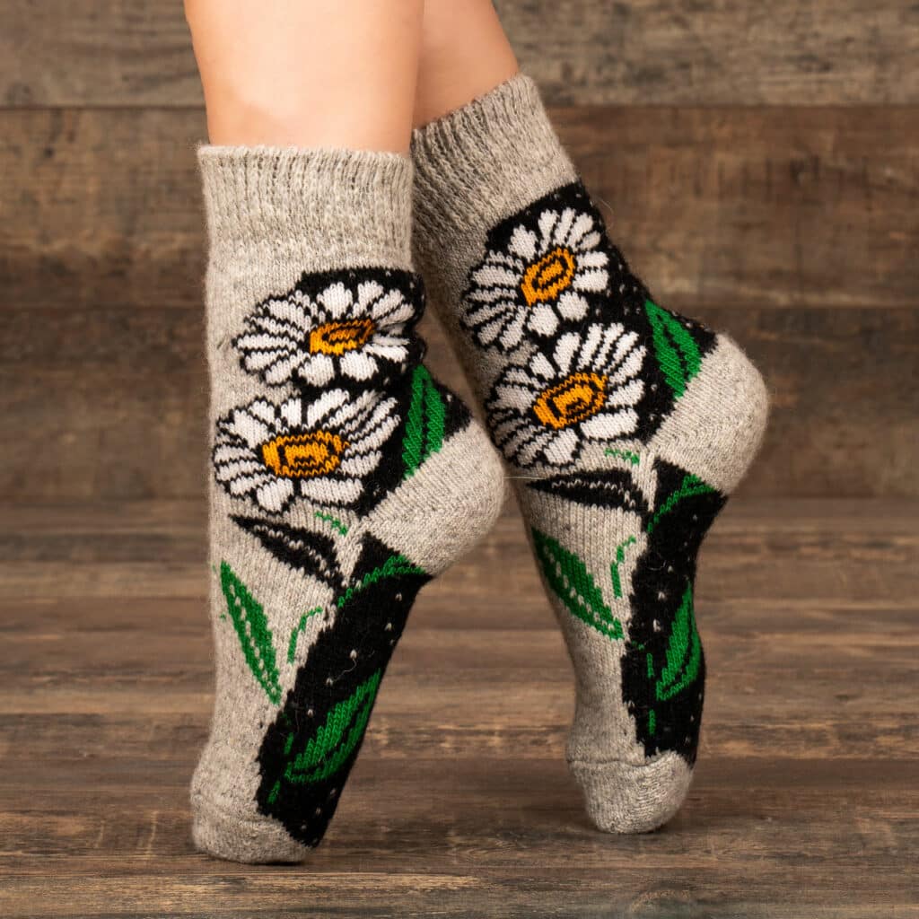 Calcetines de lana - Romashka