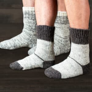 Juego de calcetines de lana para hombres duros